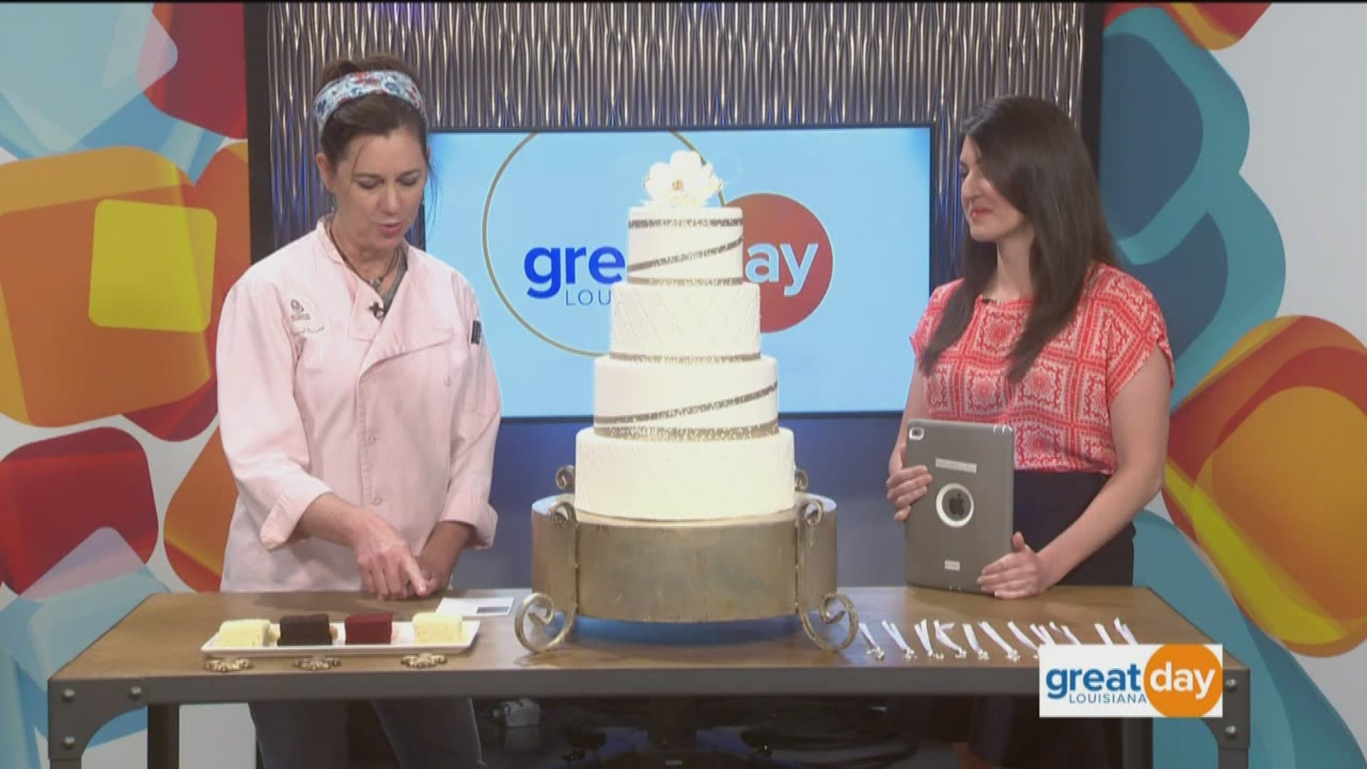 Cheryl Scripter with Bittersweet Confections is here to tell us about how couples can choose the perfect cake for after their "I Do's."
