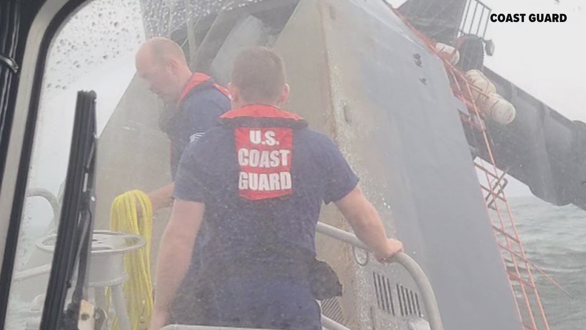 Divers make preliminary contact with capsized liftboat off Louisiana coast, no response from inside