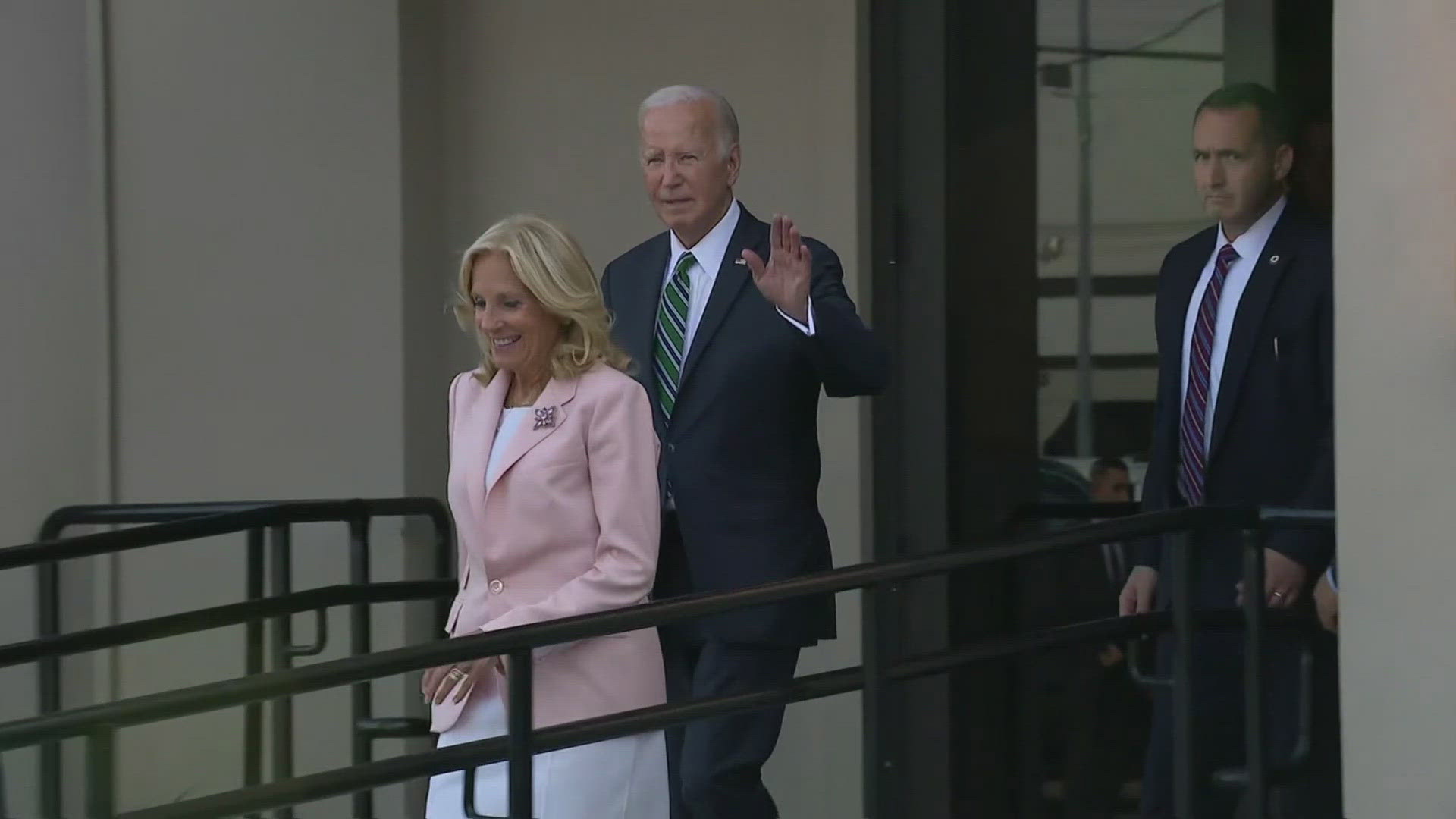 U.S. President Joe Biden and First Lady Jill Biden traveled to New Orleans to make a major announcement about his cancer research initiative "Cancer Moonshot."