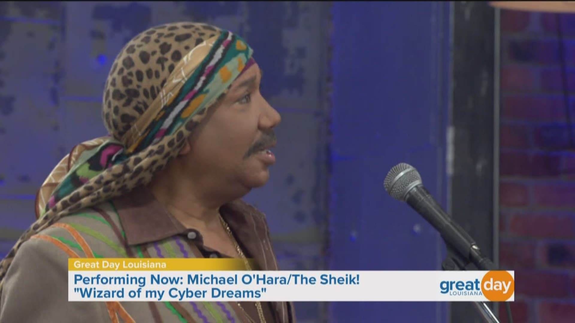 Michael O'Hara AKA The Sheik! performs "Wizard of my Cyber Dreams" from his new album.