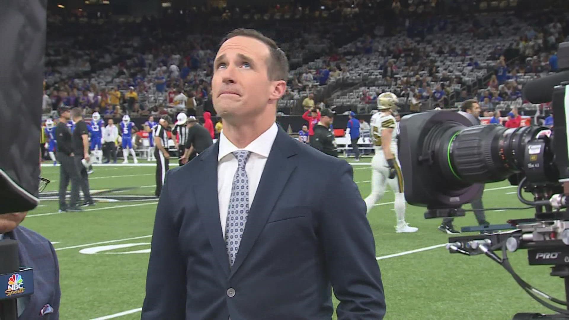 Brees gave the idea some serious thought but did not want to return as a backup or on short notice