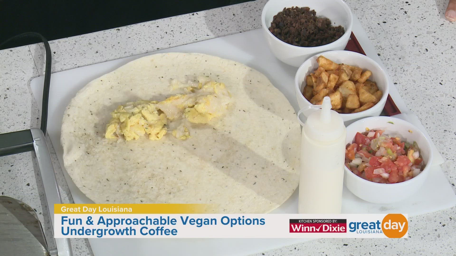 We check out another option on the menu at Undergrowth Coffee.