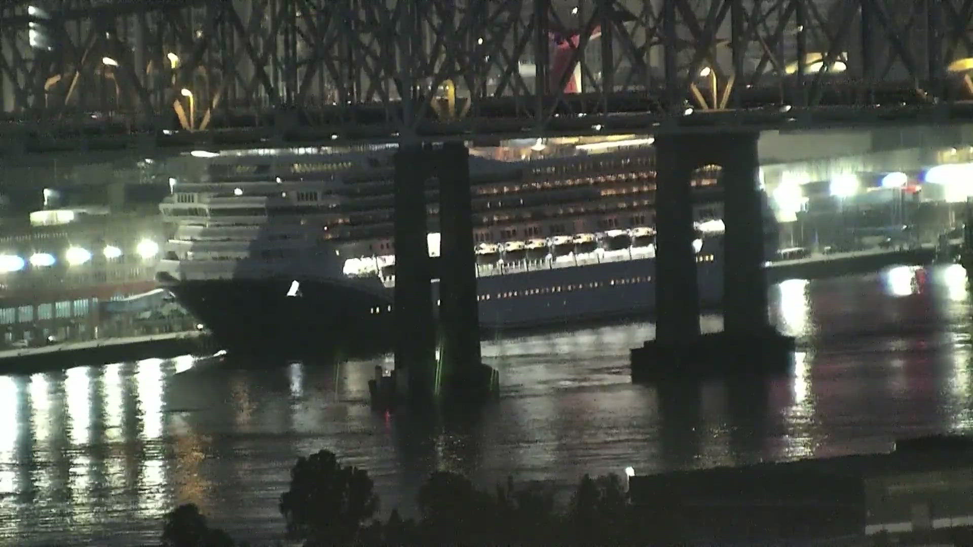 Carnival Liberty arrives in the Port of New Orleans.