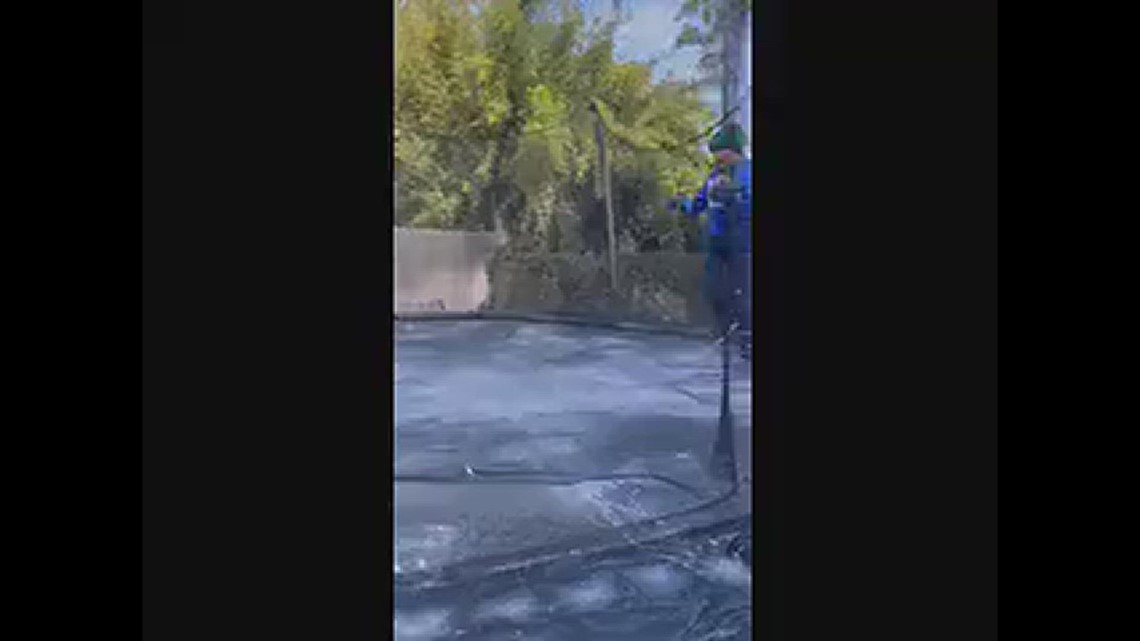 Jumping on a frozen trampoline on the northshore