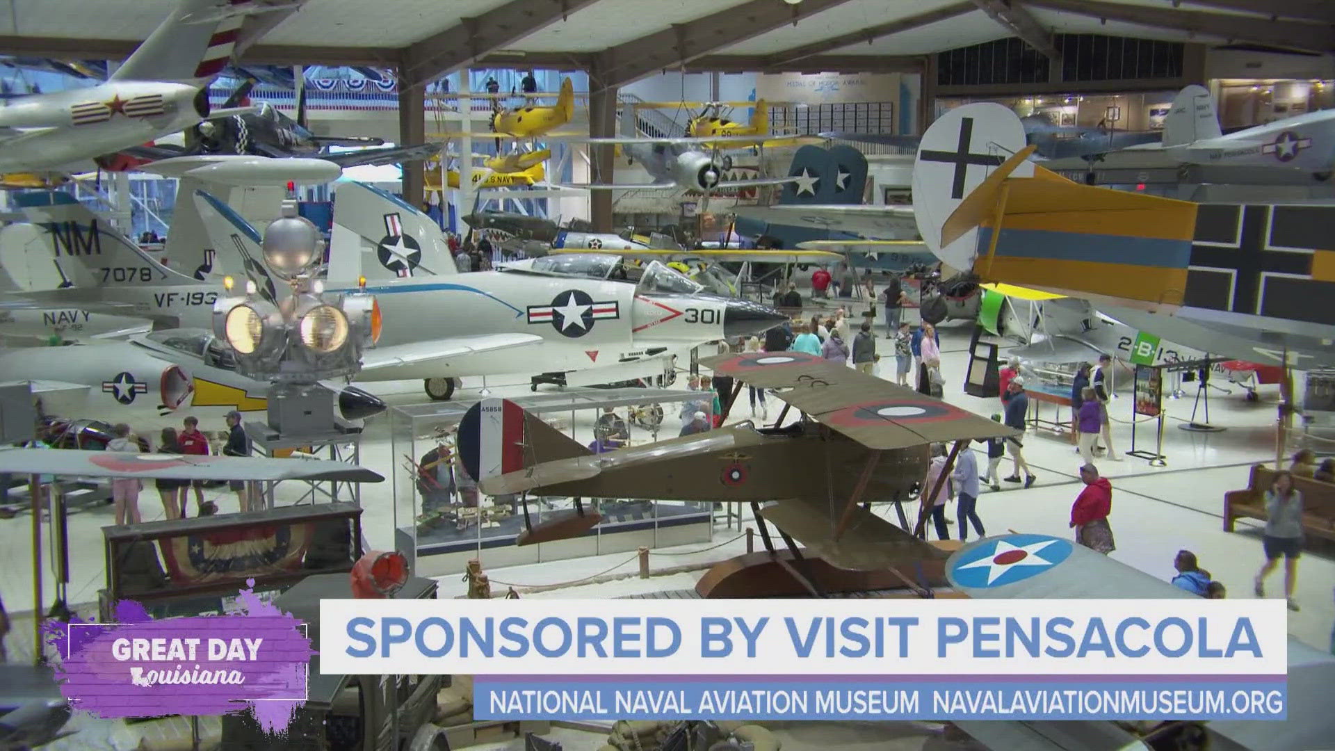 The National Naval Aviation Museum is a must-see free attraction when you go on a One Tank Trip to Pensacola, Florida! Malik checked out some new exhibits.