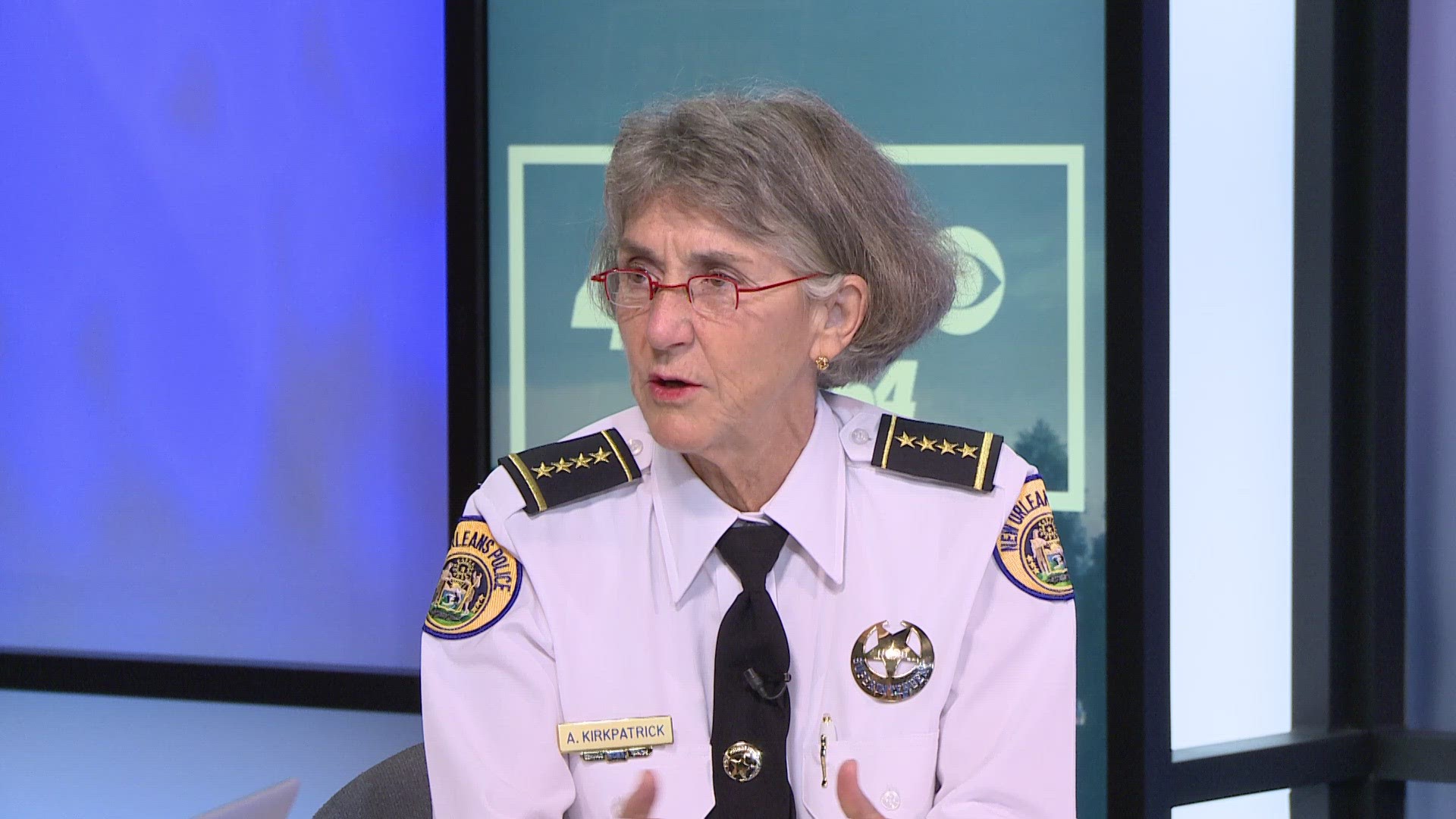 NOPD Superintendent Anne Kirkpatrick talks about Night Out Against Crime, NOPD staffing issues, and fighting crime.