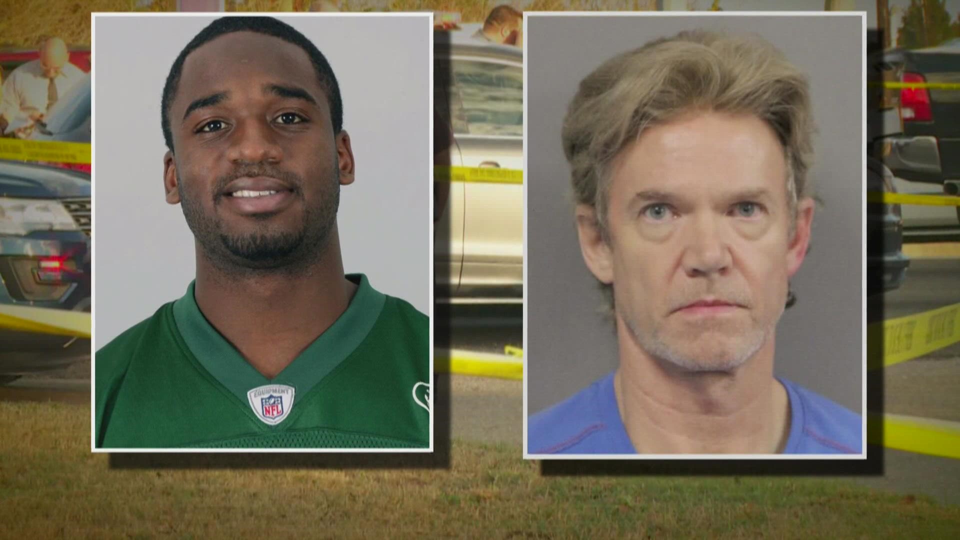 The man who killed a former NFL player in a road rage incident may be tried again for murder after his conviction on a lesser charge was overturned.