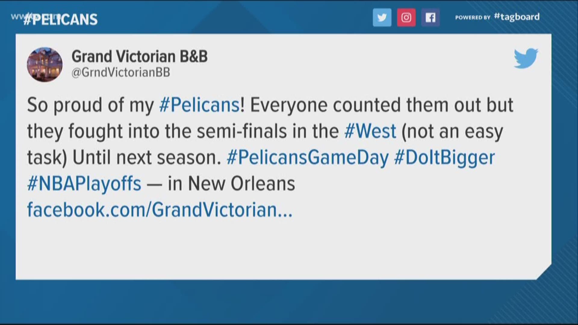Social media reacts to Pelicans game 5 loss