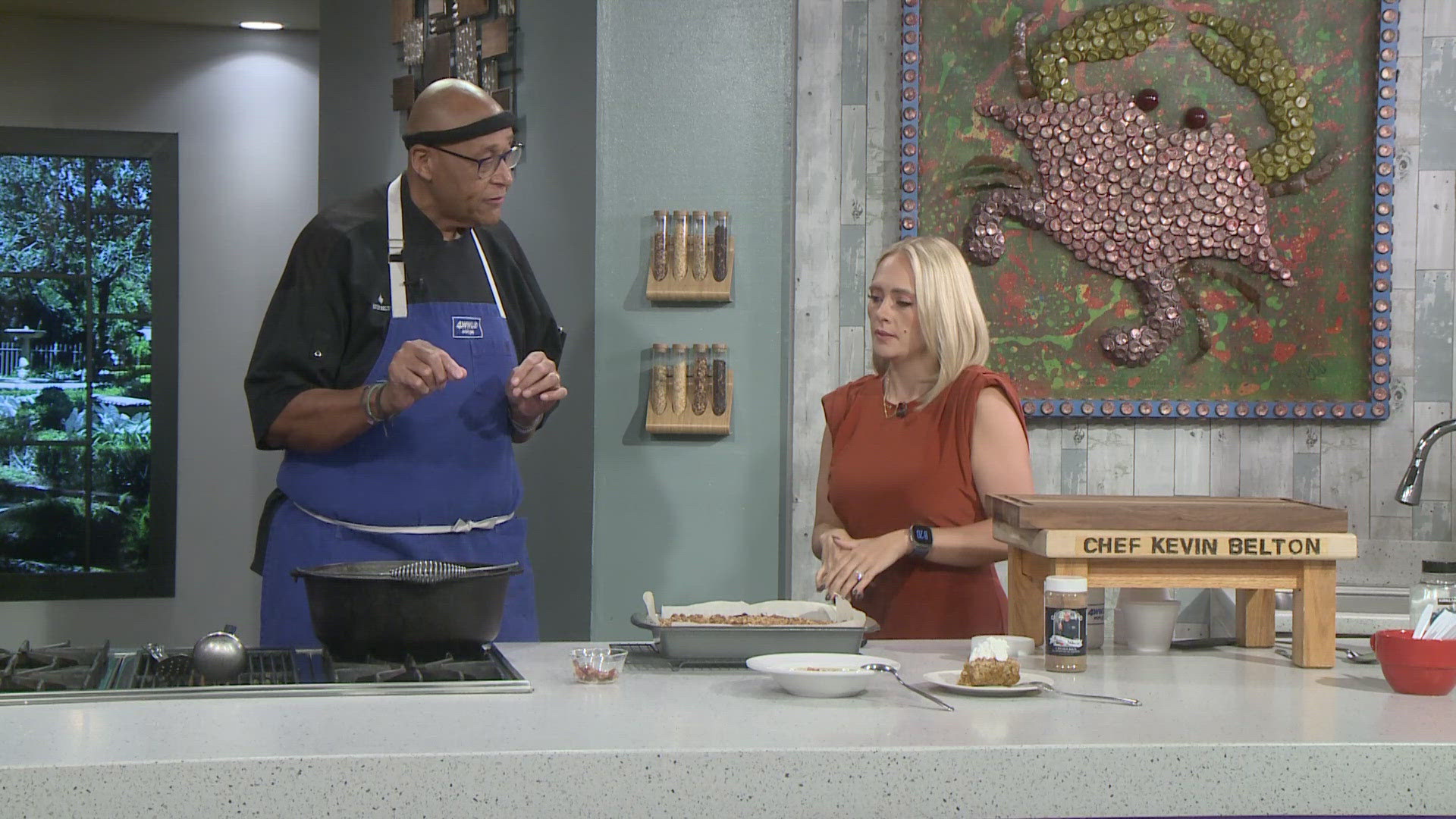 Chef Kevin Belton is cooking it up in the WWL Louisiana kitchen.