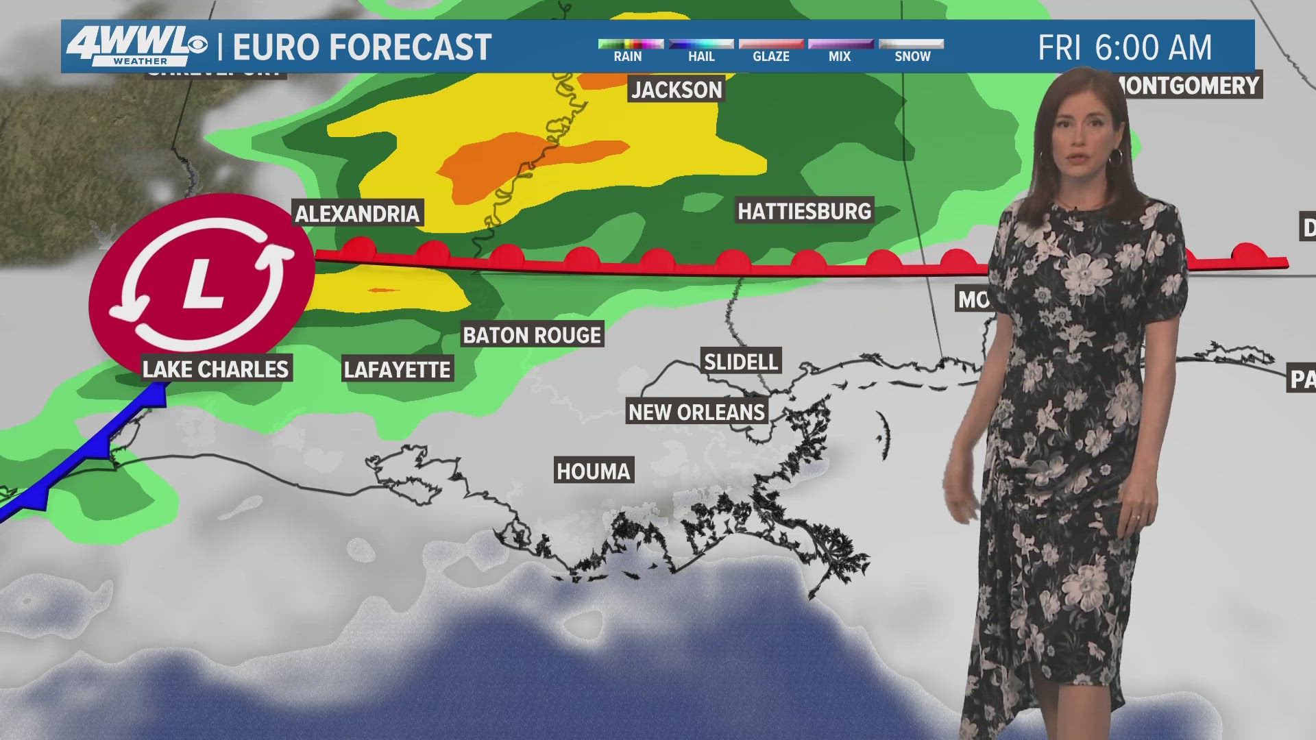 Meteorologist Alexandra Cranford has the forecast at noon on Tuesday, May 14, 2024.