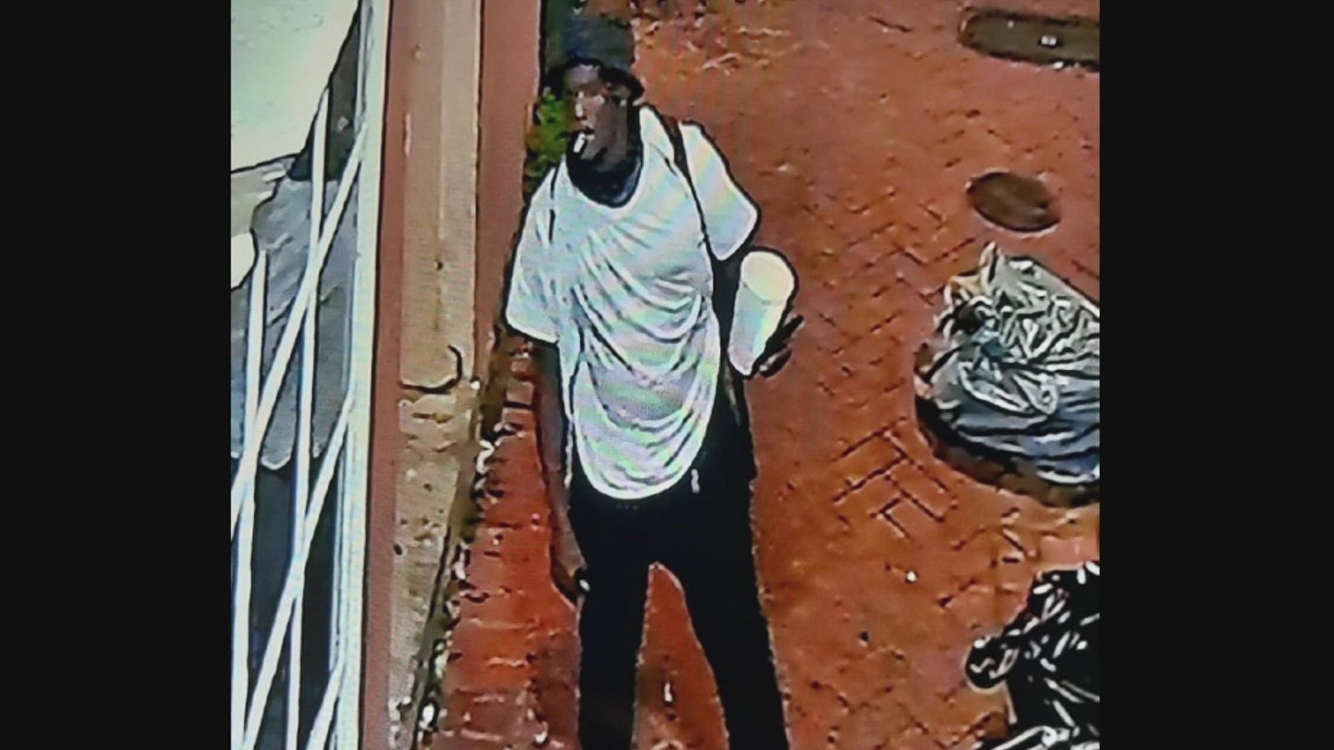 Police have released a photo of a man suspected in an early morning killing in New Orleans' French Quarter.