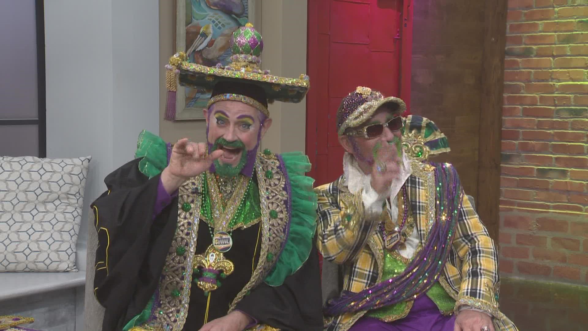 Professor Carl Nivale & The Grand Marshal get you ready for Mardi Gras ...