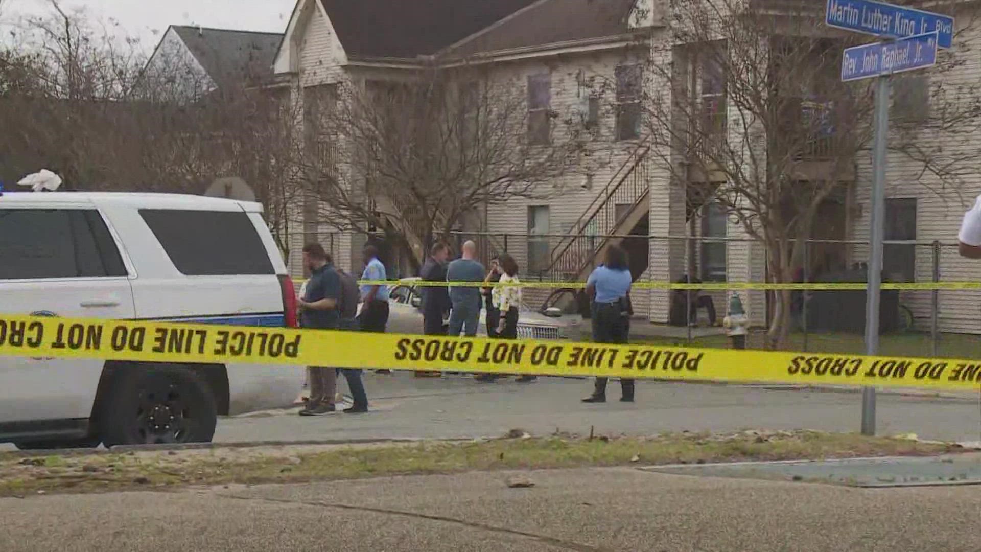 Central City homicide at 1500 block of Rev. John Raphael Jr. Way.