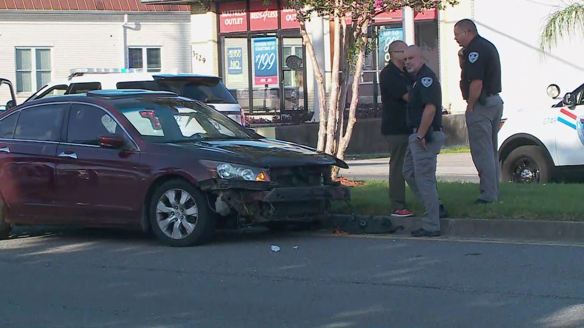 New Orleans police chase with armed carjacker ends in crash in Kenner ...