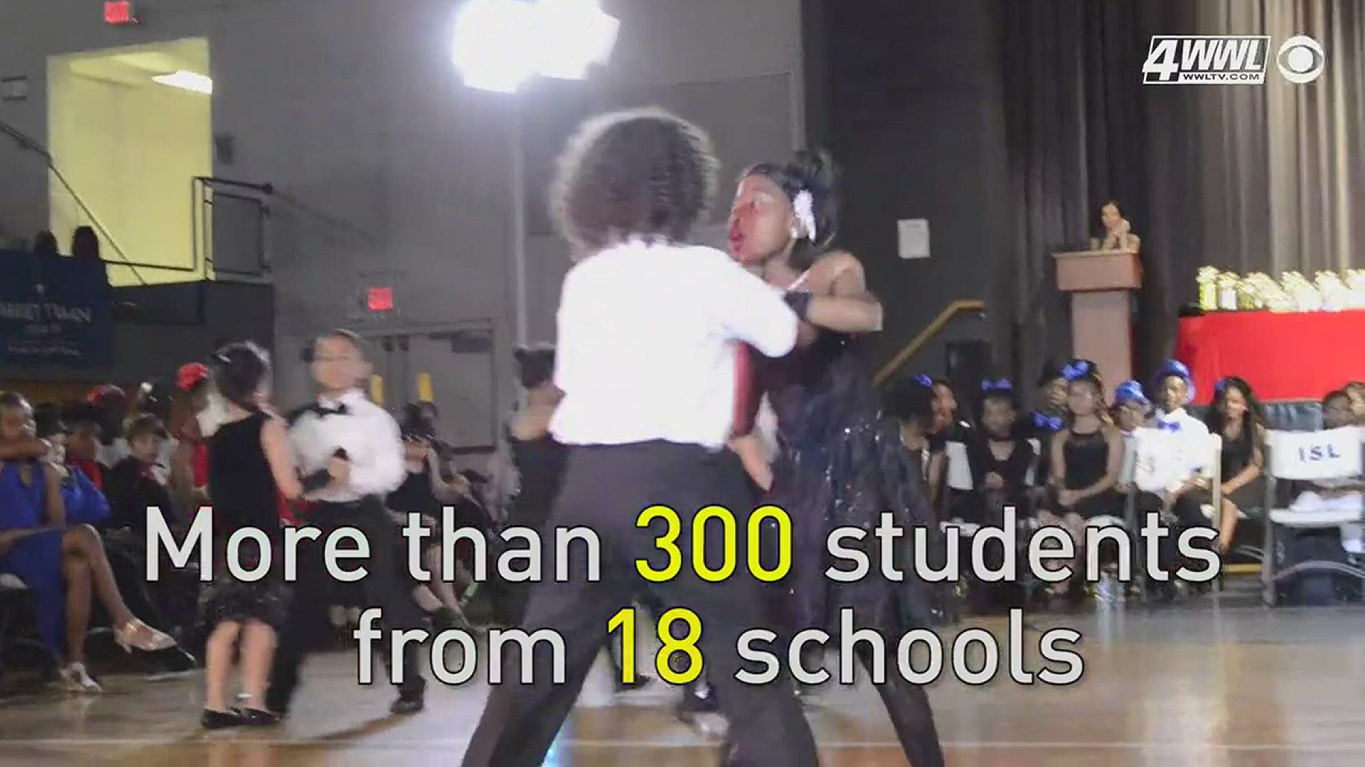 A New Orleans program is teaching ballroom dancing to grade-school children.