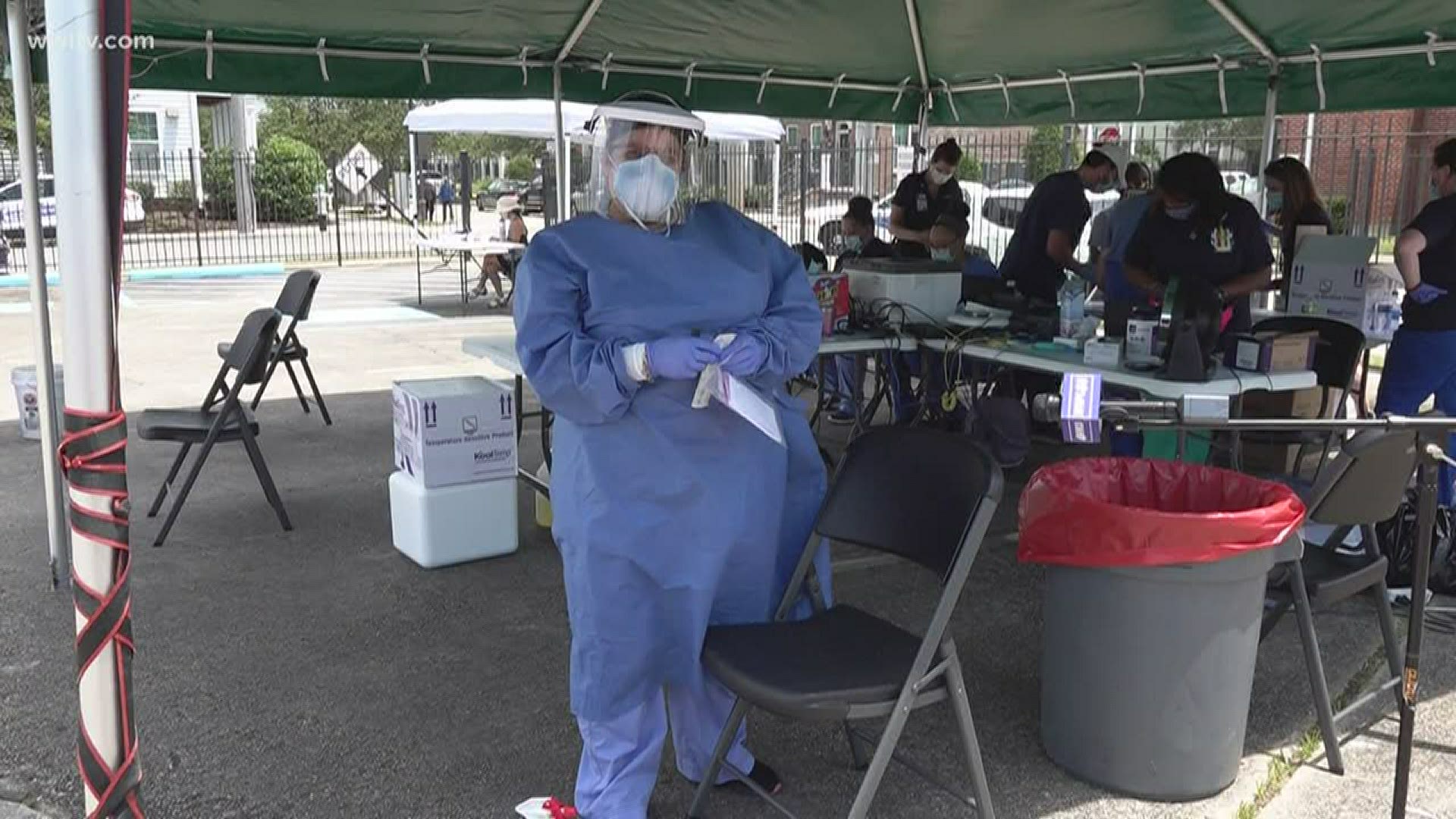 Coronavirus testing in the metro New Orleans area is opening up to more people.