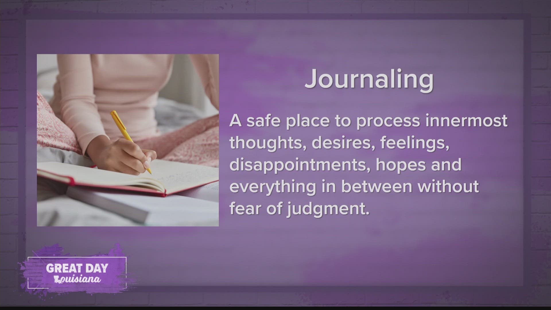 Kenlie Fite talks about the benefits of journaling and how to incorporate it into your life.