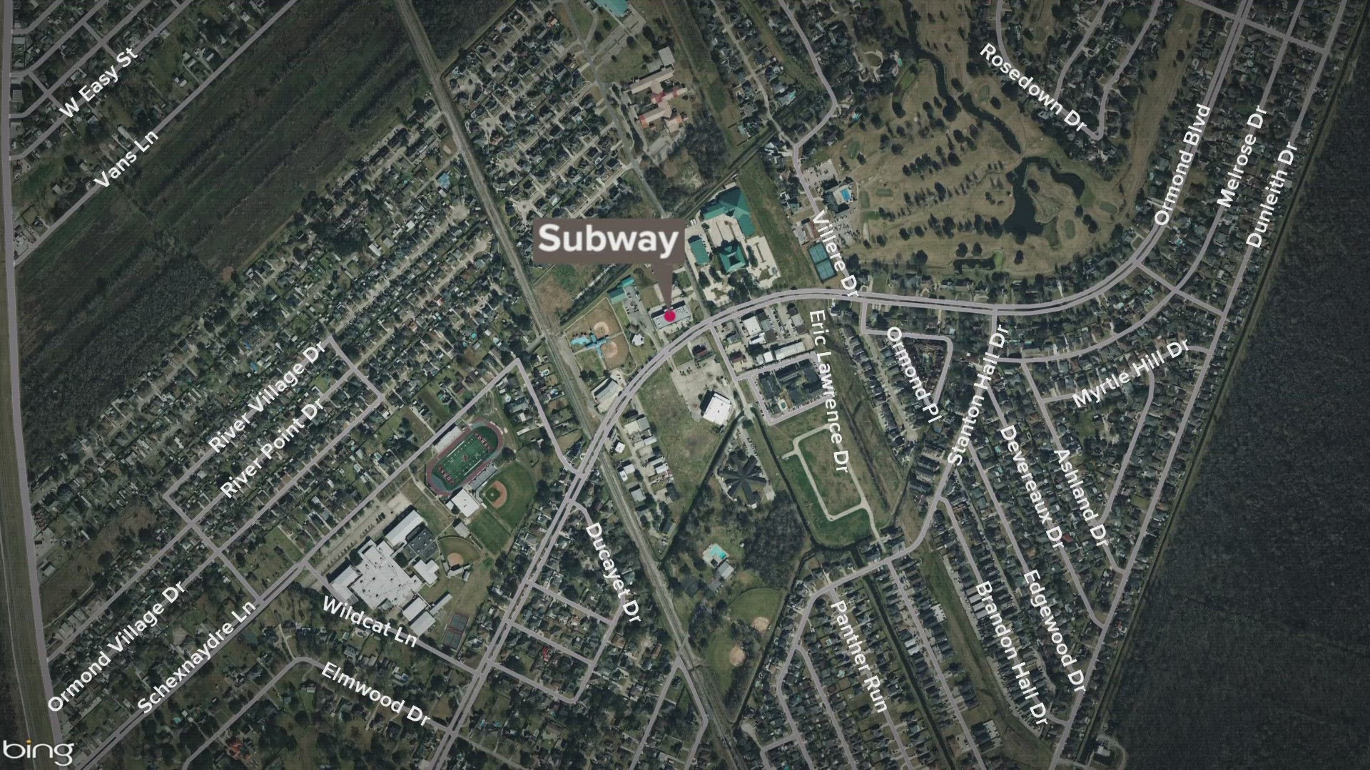 Man robs a Subway in St Charles Parish.