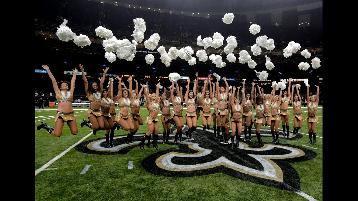 Ex-New Orleans Saints cheerleader sues team over swimwear picture