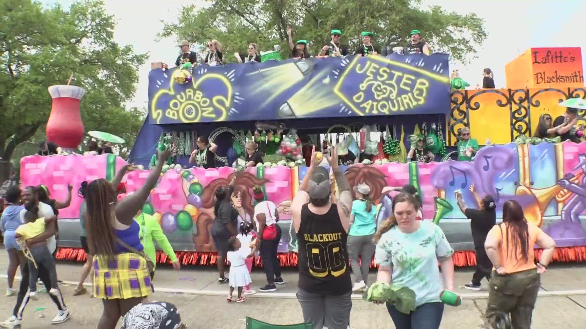 Organizers described the parade as a fusion of St. Patrick's and St. Joseph's Day traditions.