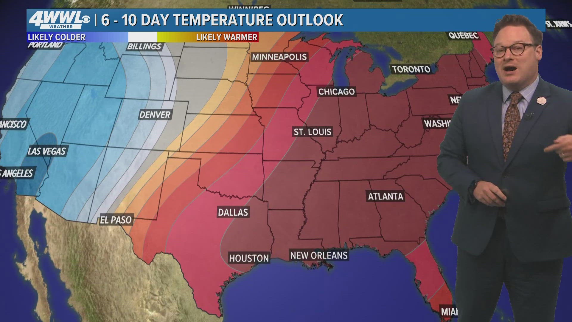 New Orleans Weather Warm and dry through the weekend
