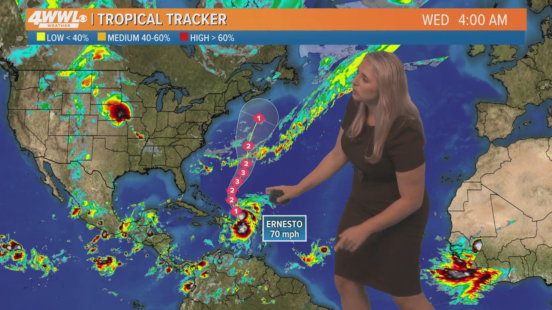 Steering currents guide it north into the open Atlantic Ocean near Bermuda this weekend