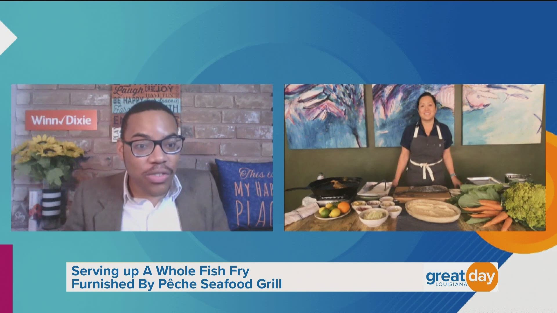 Péche Seafood Grill shared how to prepare a whole fish for the lent season.