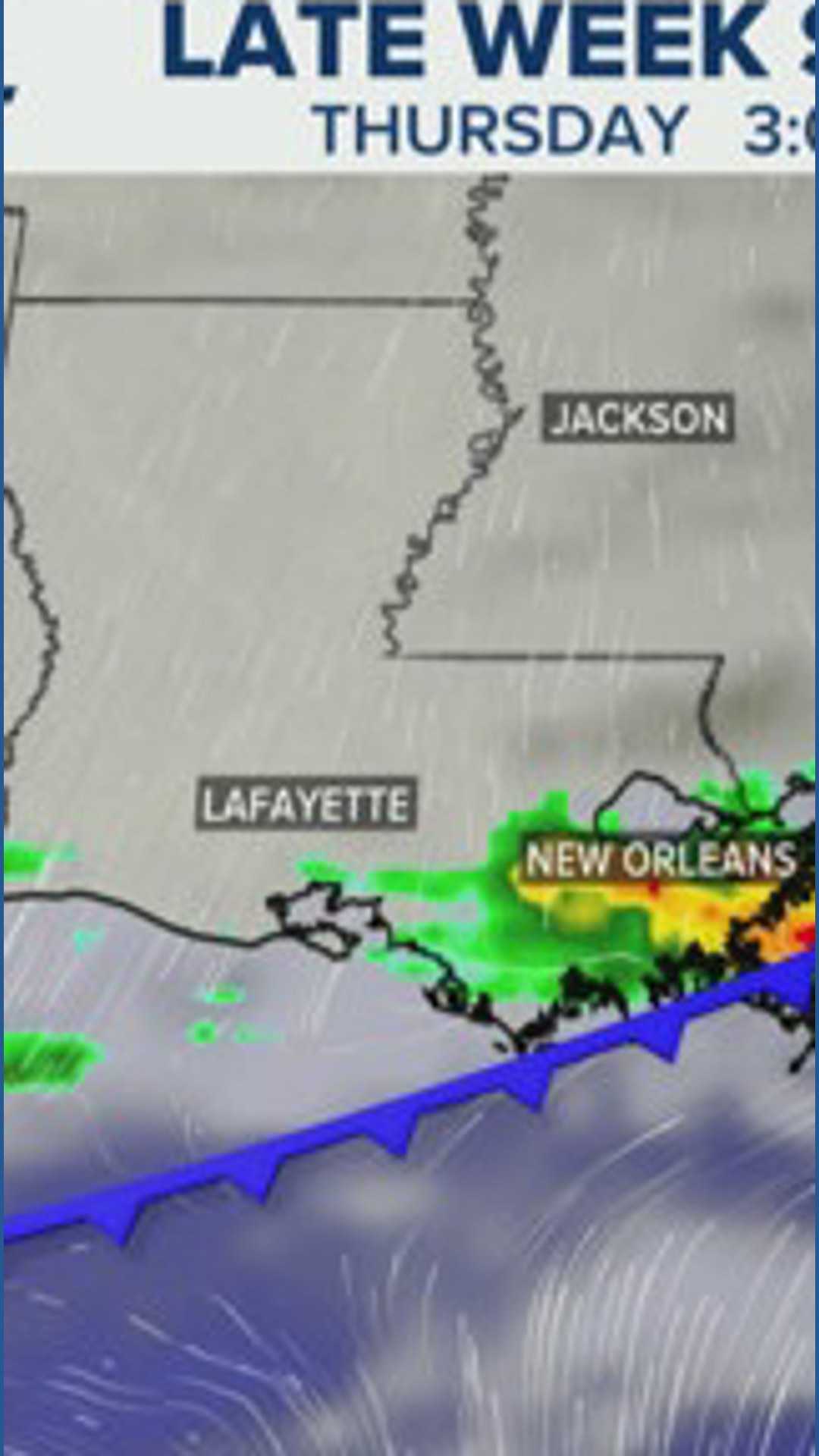 Weather Impact Alert: Storms possible for the end of the work week ...