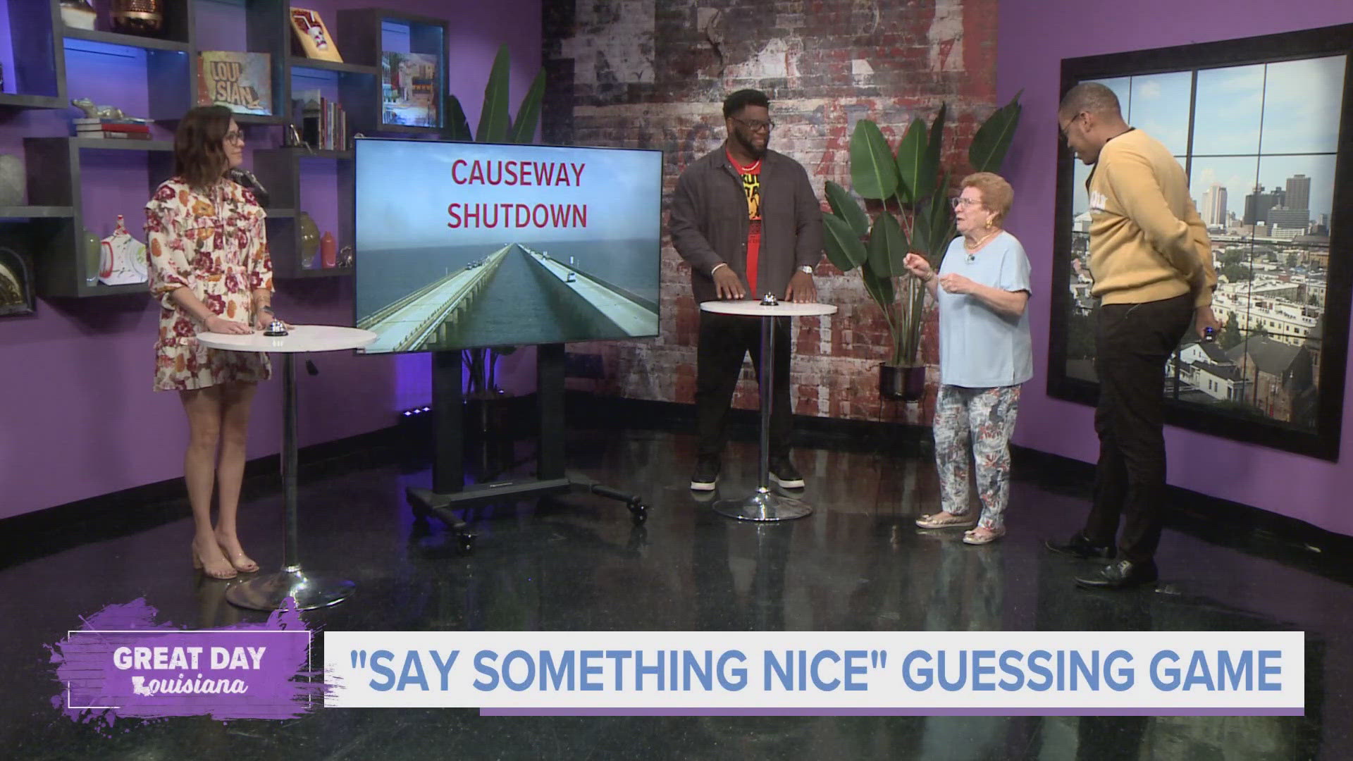 We put our panelists complimenting skills to the test by asking them to "Say Something Nice."