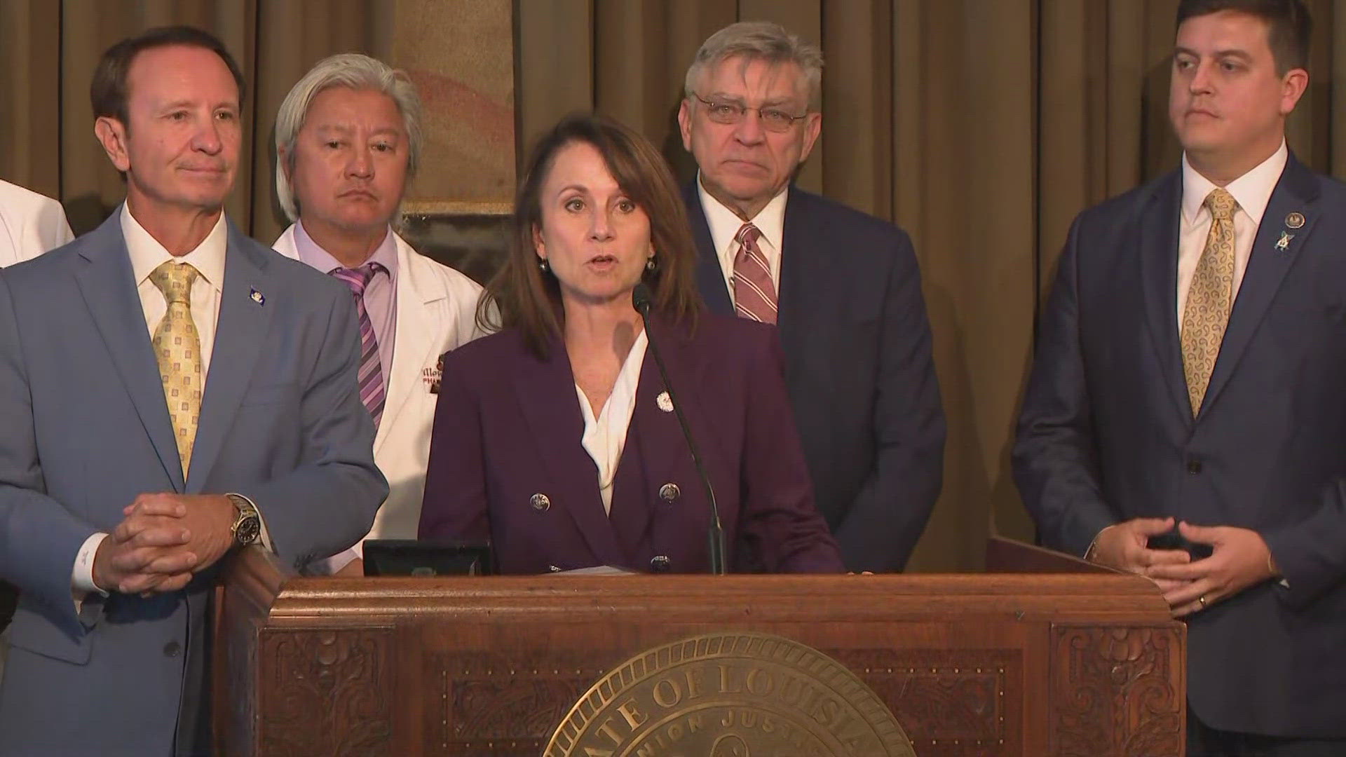 AG Murrill and Gov. Landry announce lawsuits against CVS over text messages, alleged PBM abuse and harm to Louisiana pharmacies. 