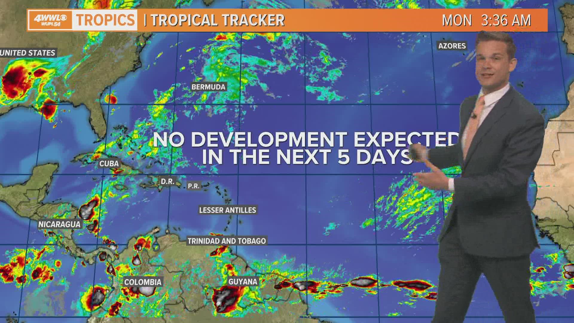 This week looks pretty quiet in the tropics, but by this weekend we could see gradual development near Central America.