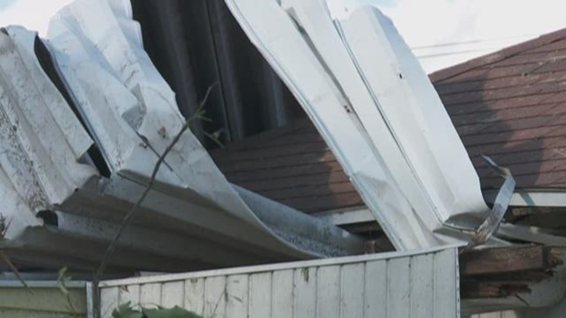 Tornado causes damage in Galliano