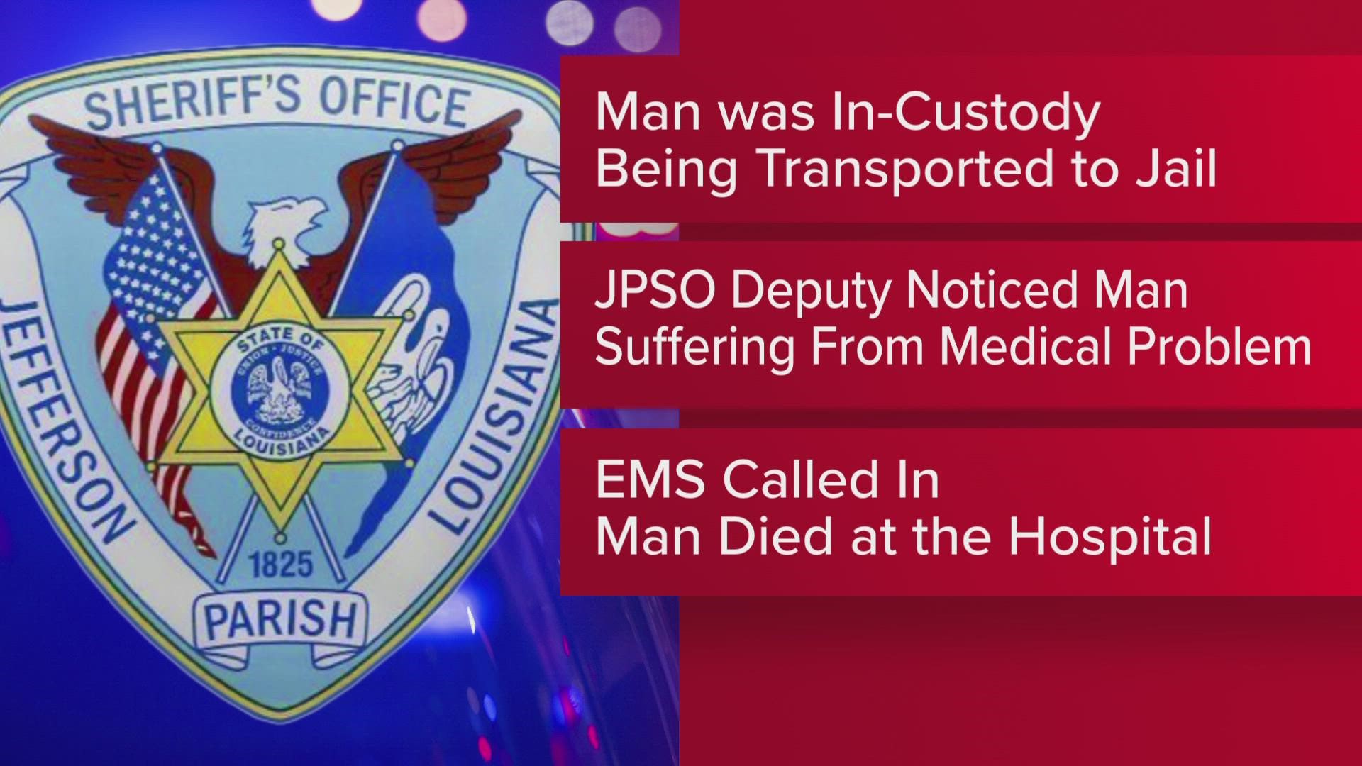 The sheriff's office said the man vomited in the back of the patrol unit and that several bundles of suspected narcotics were in the vomit.