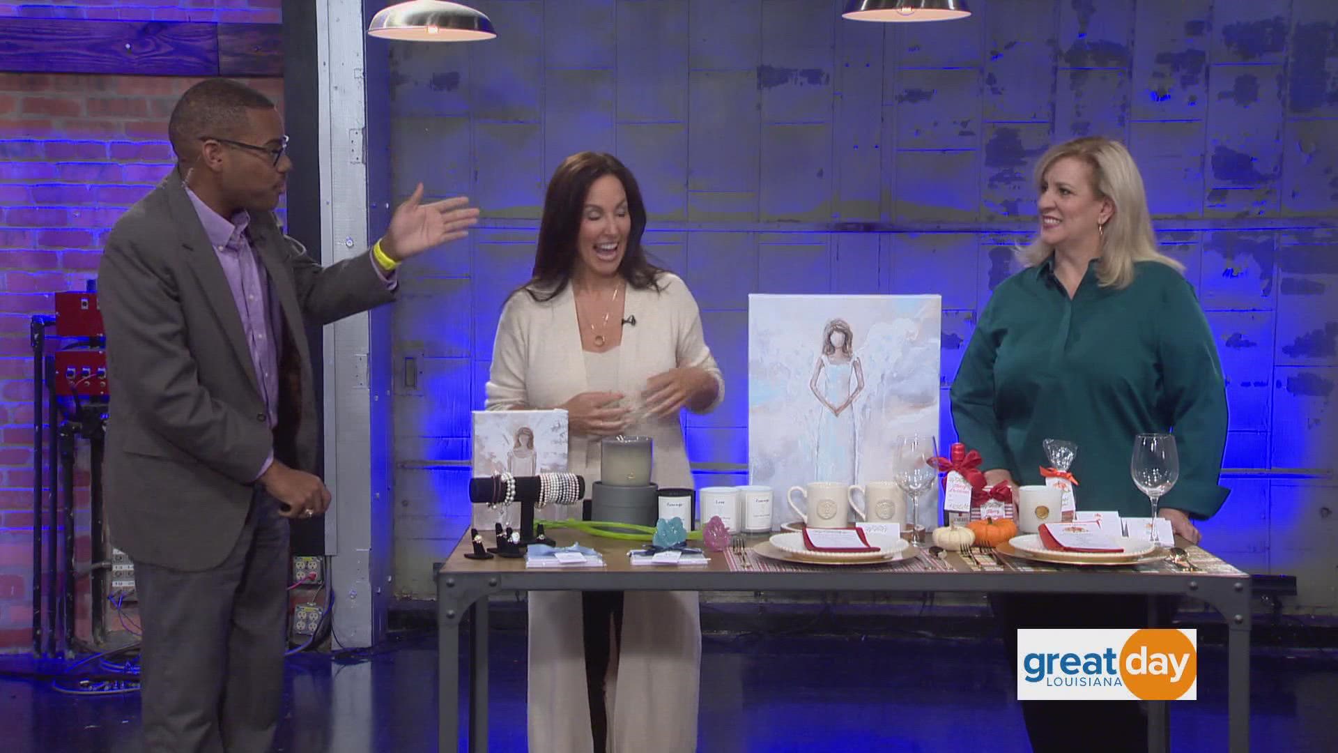 Former WWL-TV anchor, Karen Swenson, shared details about her lifestyle line that includes candles and paintings.