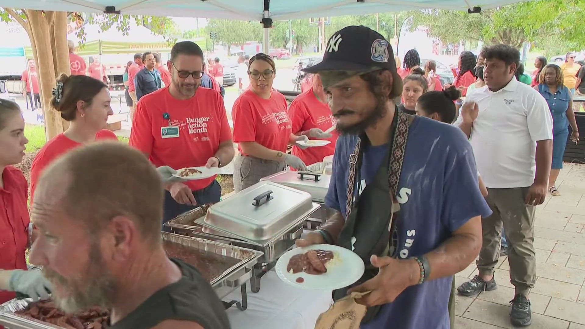 UMC partnered with Second Harvest Food Bank as part of 'Hunger Action Month' to address food insecurity in the New Orleans.