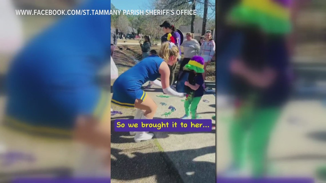 St. Tammany Parish Sheriff's Office hosts parade for 5-year-old with cystic fibrosis - Vimarsana News