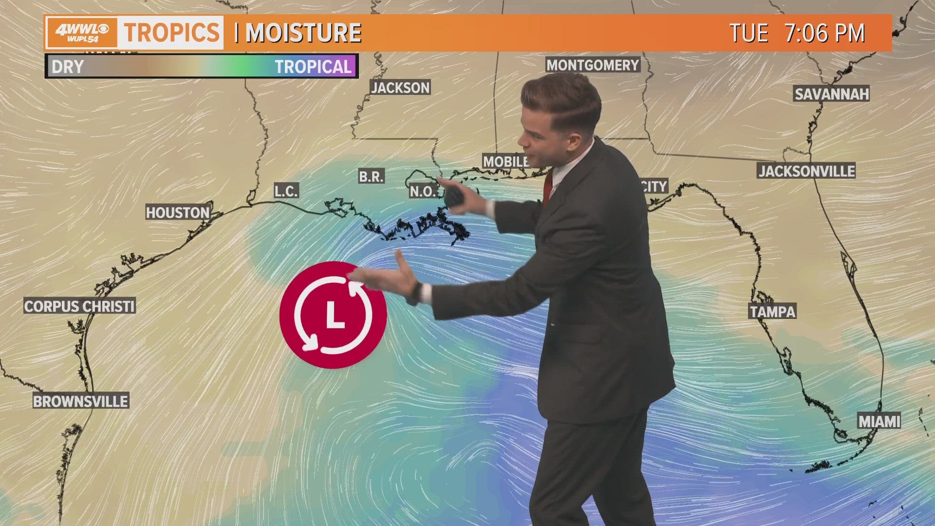 There has never been a named system in the Gulf during April. The system will be hybrid bringing rain, breezy conditions and higher tides for parts of the Gulf Coast