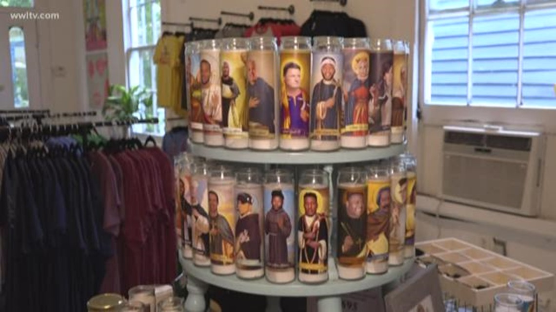 Saints player candles embrace the superstition  wwltv.com