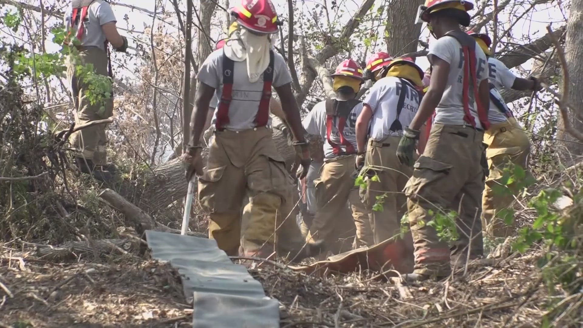 WWL-TV's Lily Cummings with the latest update as NOFD crews continue battle with New Orleans East wildfires.