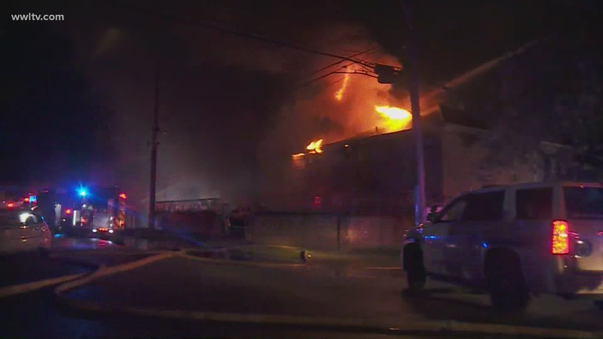 3-alarm fire destroys apartment complex in Central City, 20 occupied apartments burn
