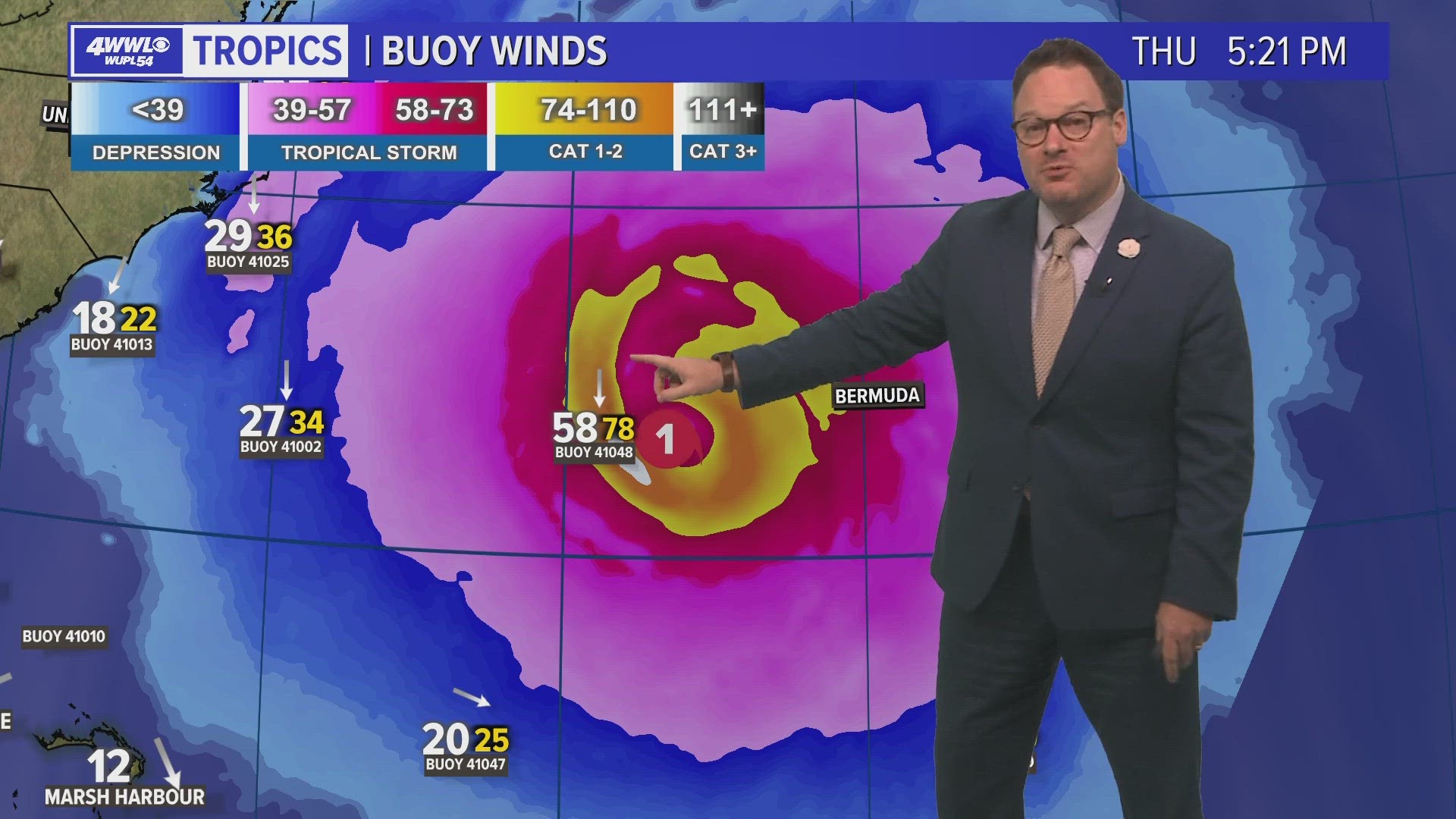 Chief Meteorologist Chris Franklin has a look at some real-time data from Hurricane Lee.