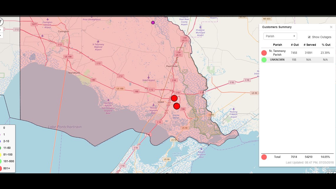 Power restored to nearly 8,000 in Slidell after 'substation issue ...