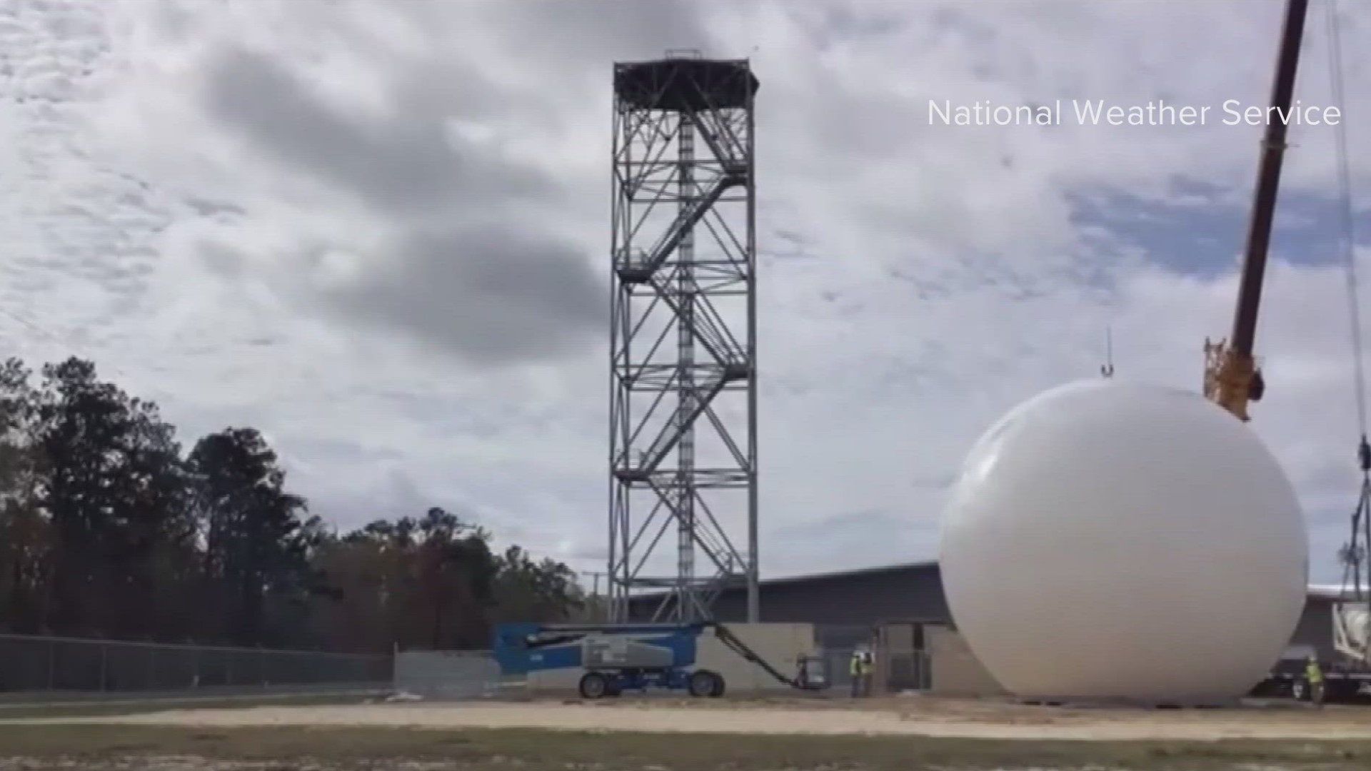 The National Weather Service spent three months transporting and reassembling the radar.