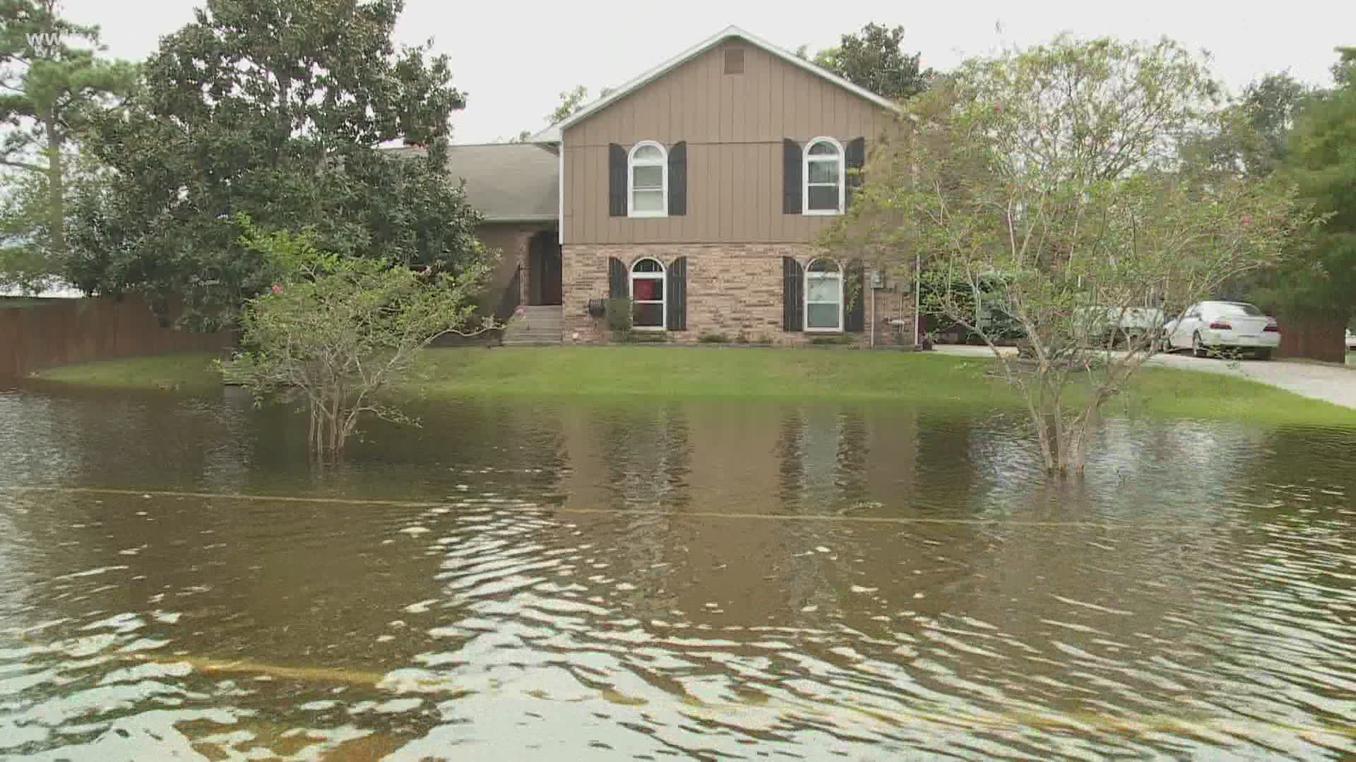 As the threat of Sally lessens for the area,home owners are thankful that the water did not reach expected heights but officials say hurricane season isn't over yet.
