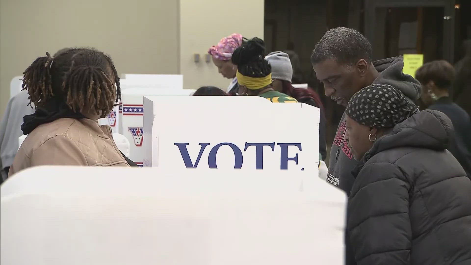 It's the last full day of campaigning before election day, and the presidential candidates are making a final pitch to voters, as polls show a neck and neck race.