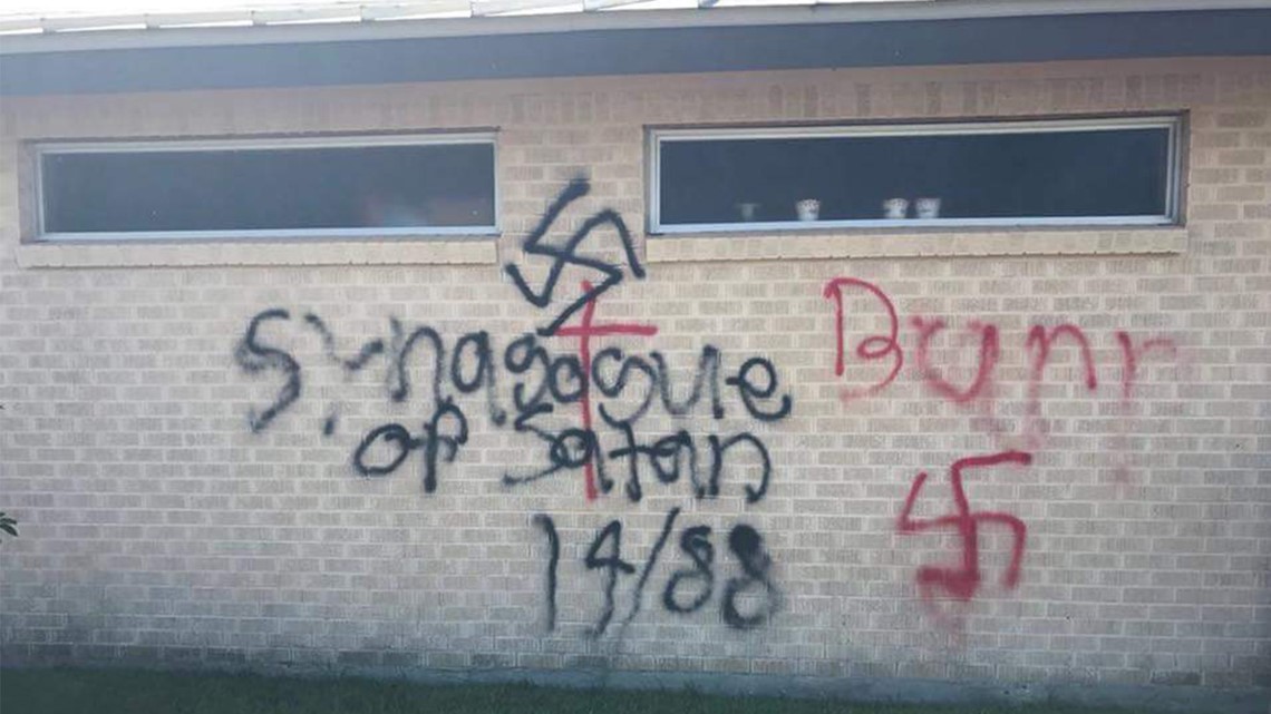 Swastika Graffiti Spotted On Mandeville Synagogue