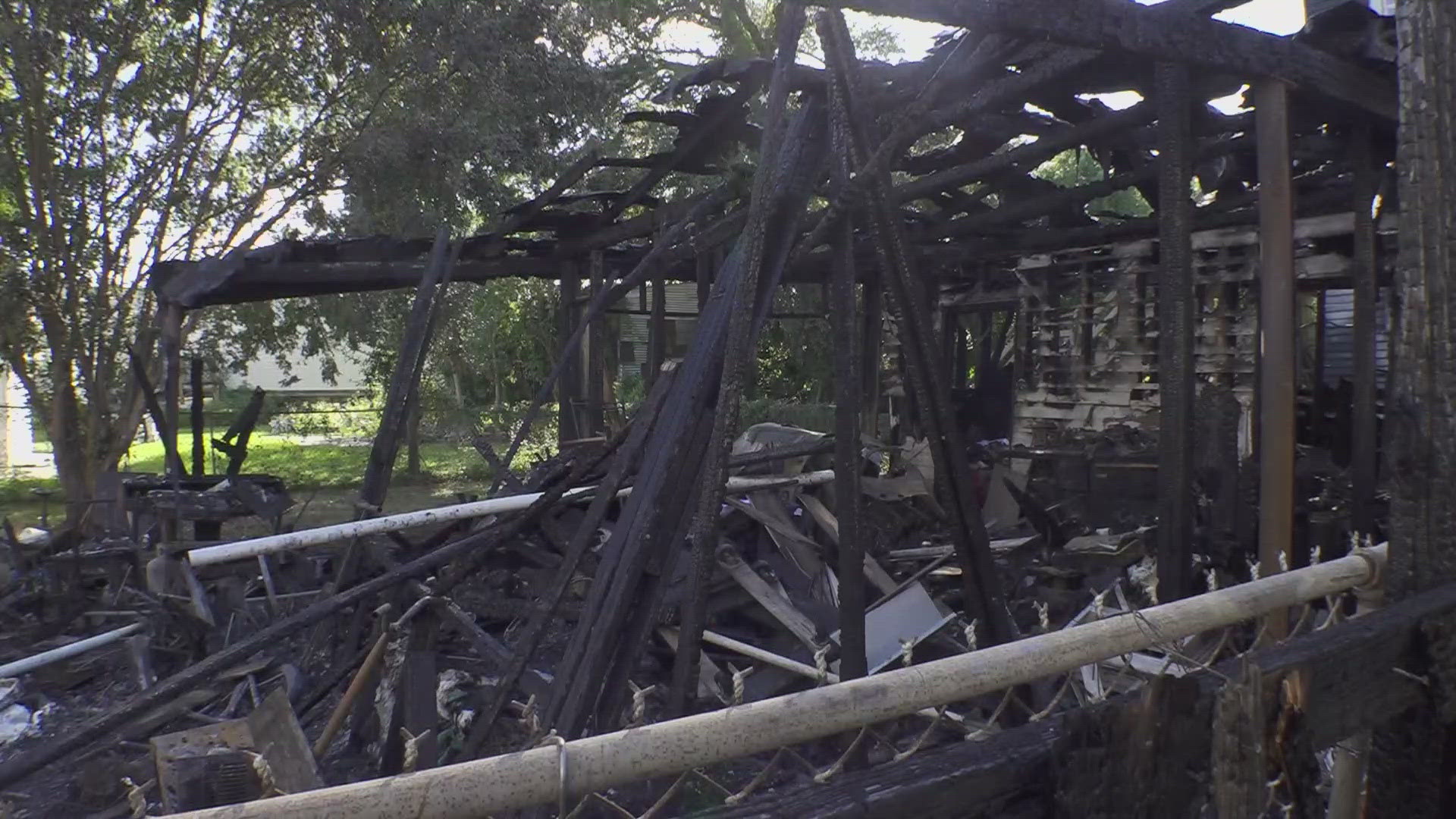 During post-fire investigation, a body was found on the floor of the original fire building.