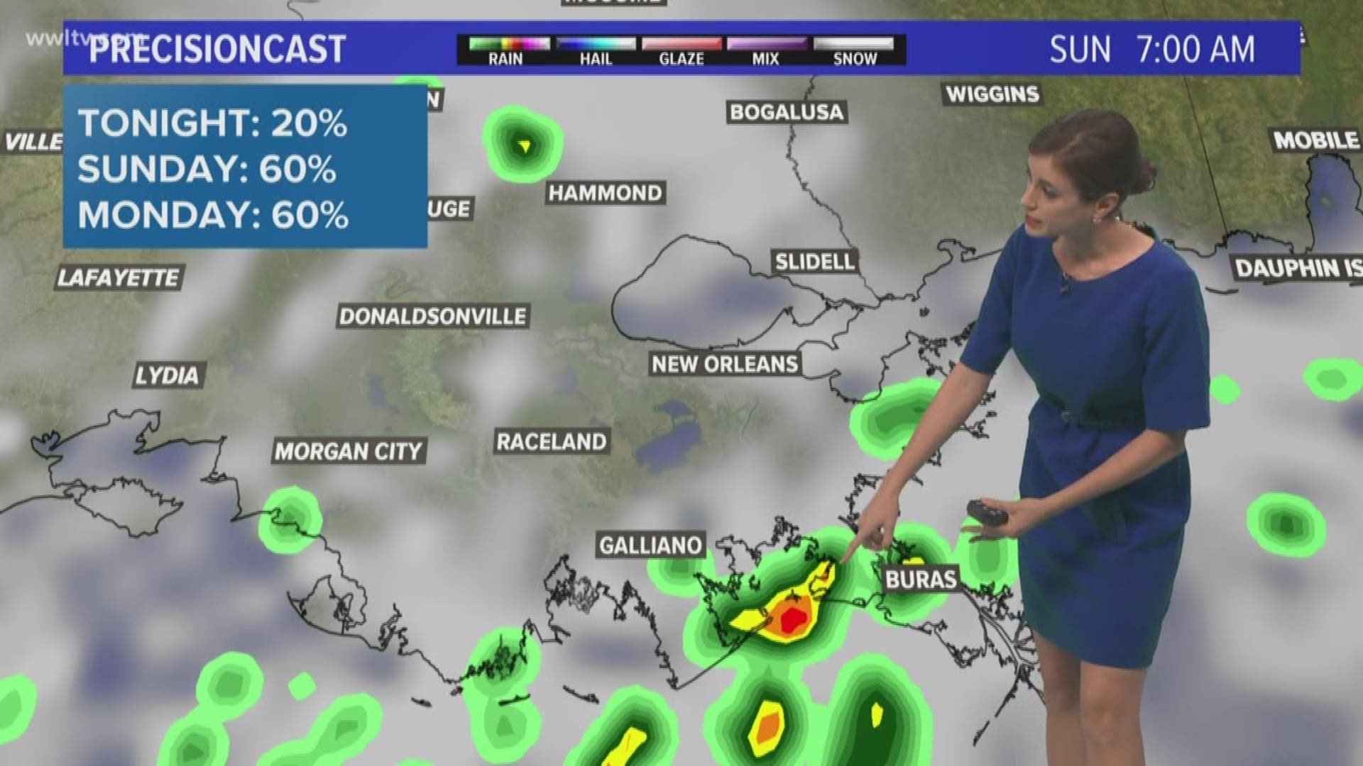 Meteorologist Alexandra Cranford has the forecast at 10 p.m. on Saturday, August 17, 2019.