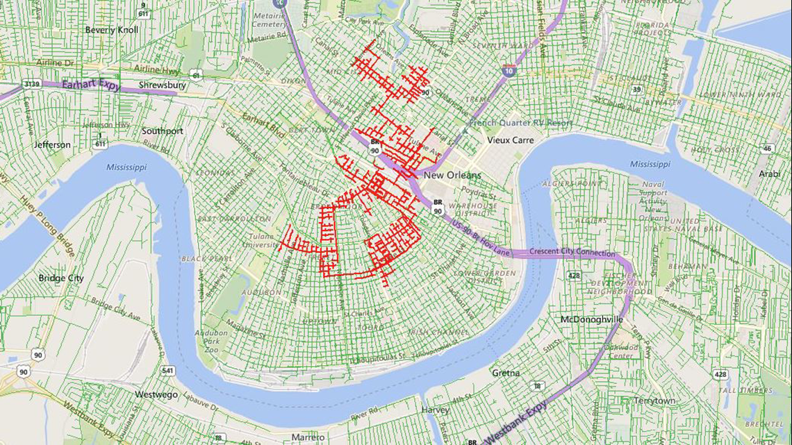 Entergy New Orleans Power Outage Map Entergy: Cat gets into substation, temporarily knocks out power to 