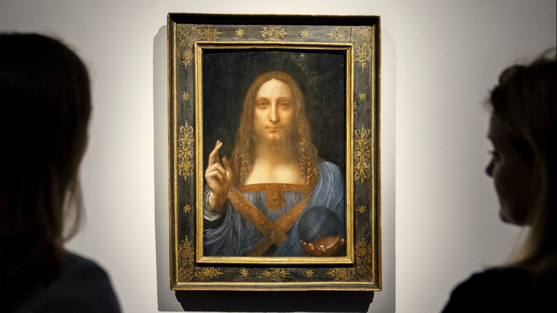 Sold at Auction: Louis Vuitton, LOUIS VUITTON Foulard DA VINCI - MONA LISA .